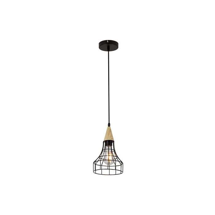 Eurolux Black Vibrato Pendant Light 175mm