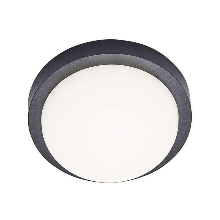 Bright Star Black 12W LED Bulkhead Fitting 160mm