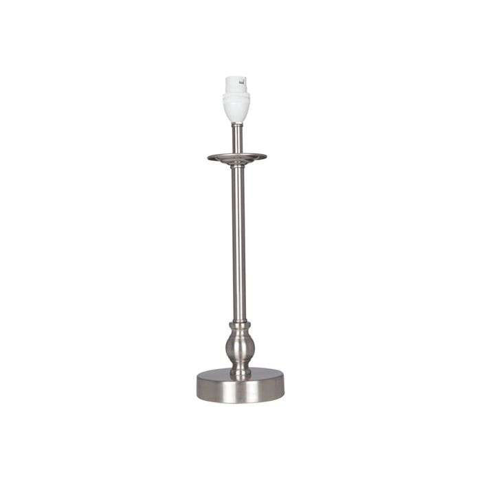 Bright Star Satin Chrome Table Lamp