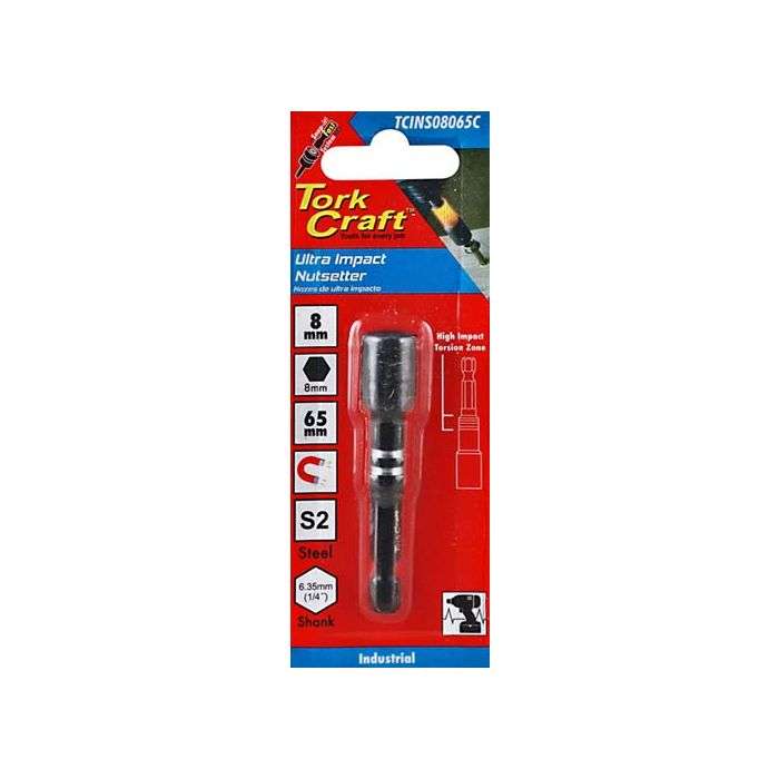 Tork Craft Magnetic Nutsetter 8 x 65mm