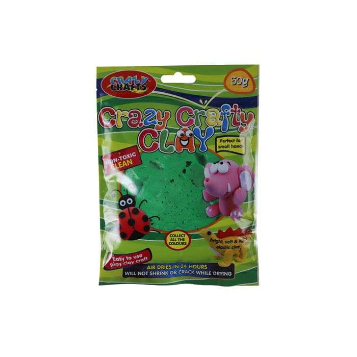 Crazy Crafts Green Craft Clay 50g
