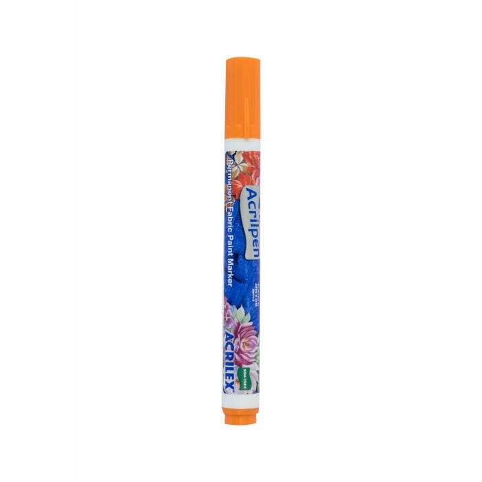 Crazy Craft Orange Acrilpen Fabric Marker Pen