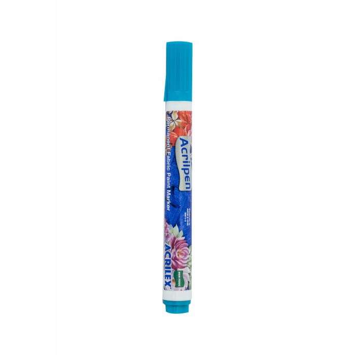 Crazy Craft Sky Blue Acrilpen Fabric Marker Pen