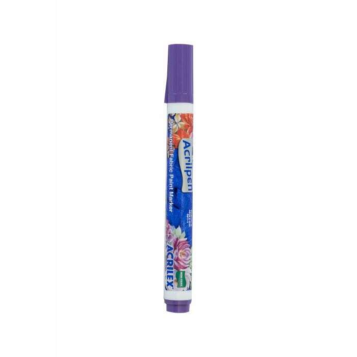 Crazy Craft Violet Acrilpen Fabric Marker Pen