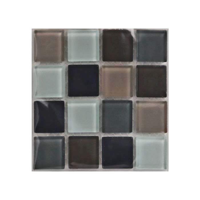 Mosaic Warehouse Mixed Clear Glass Mosaic Tiles 100 x 100mm