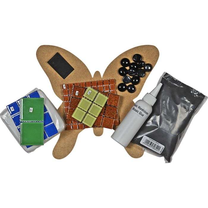 Mosaic Warehouse DIY Butterfly Mosaic Tile Kit