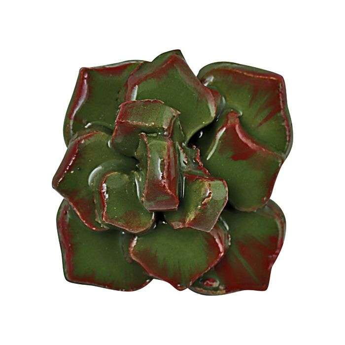 The Clay Club Dark Green Medium C Succulent Mosaic Insert