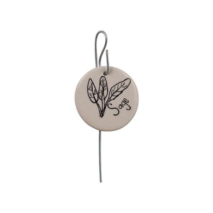 The Clay Club Sage Herb Marker