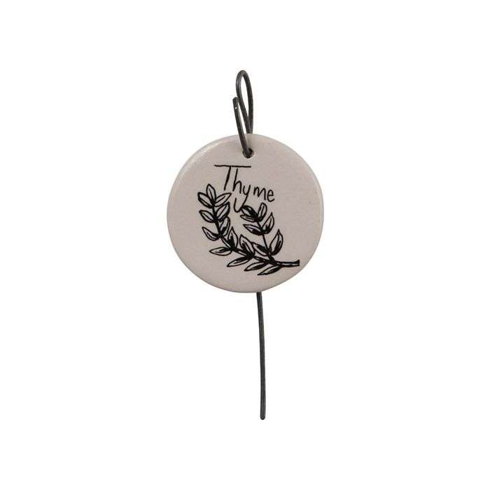 The Clay Club Thyme Herb Marker