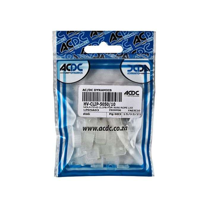 LED Strip Mounting Clips - 10 Pack