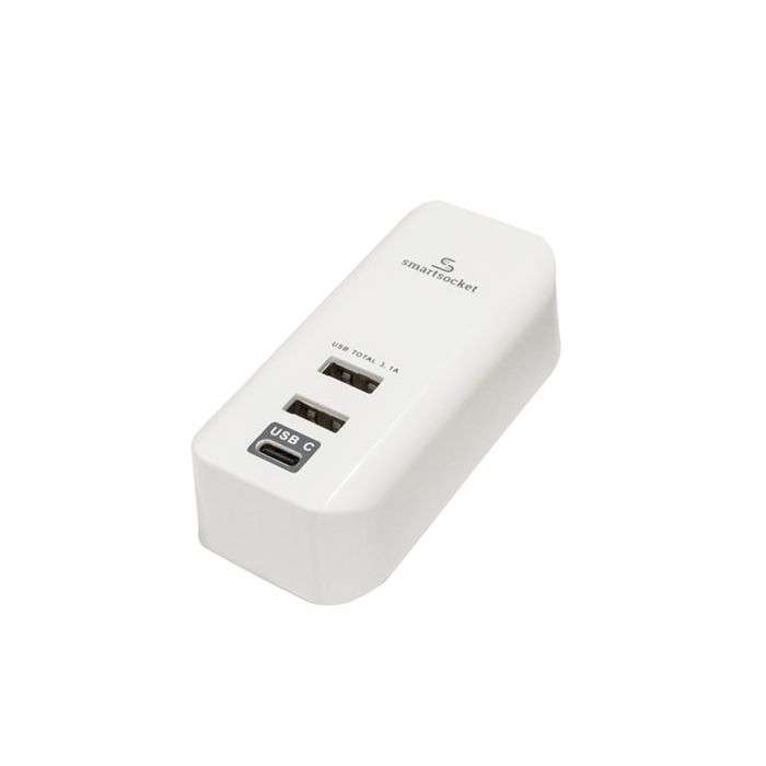 SmartSocket Compact USB Power Hub 3.1A