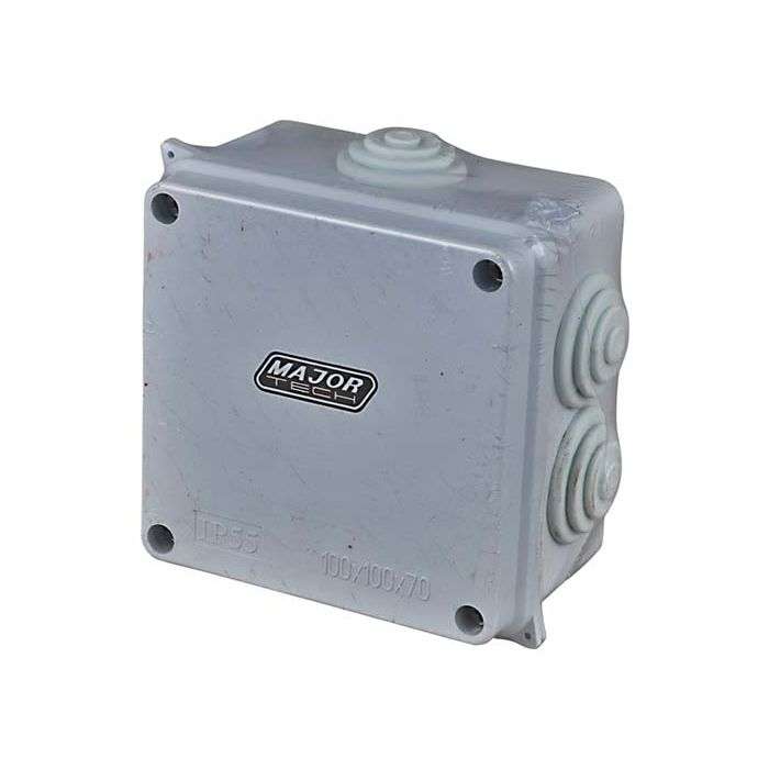 Veti Junction Box With Rubber Gland 100 x 100 x 70mm