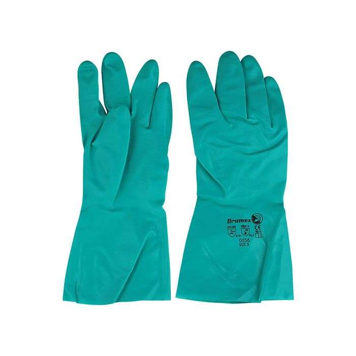 Dromex Green Nitrile Gloves Size 9