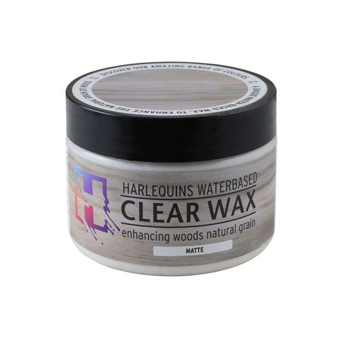 Harlequin's Waterbased Clear Wax Matt 250ml