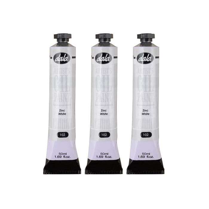 Dala Zinc White Oil Paint 50ml