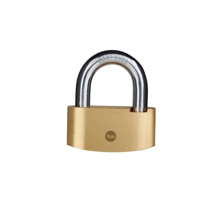 Yale Brass Hammer Padlock 80mm