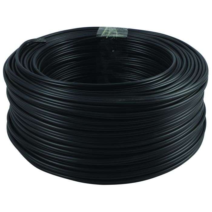 Black Flat Twin & Earth 1.5mm x 100m