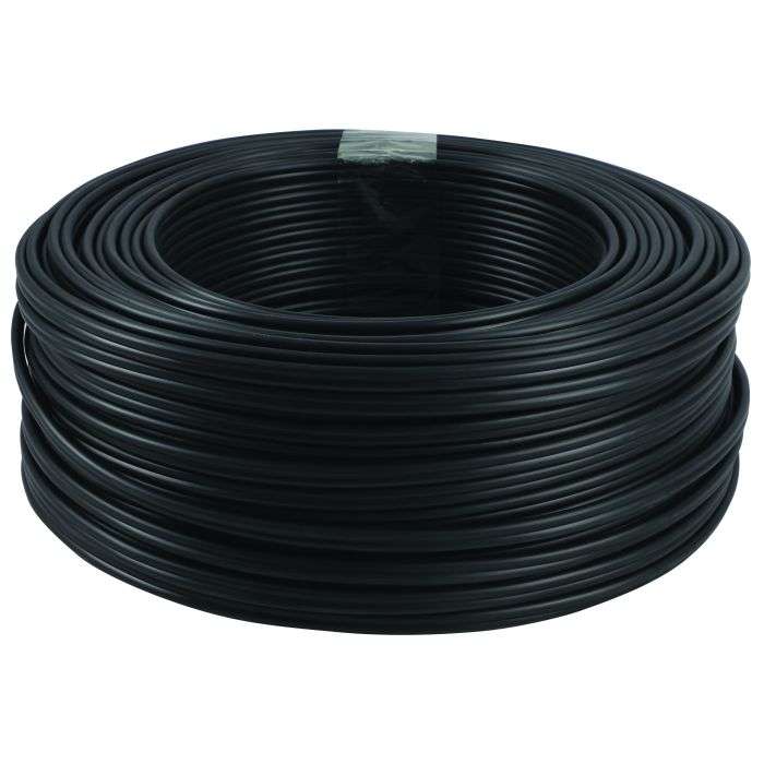 Black Flat Twin & Earth 2.5mm x 100m