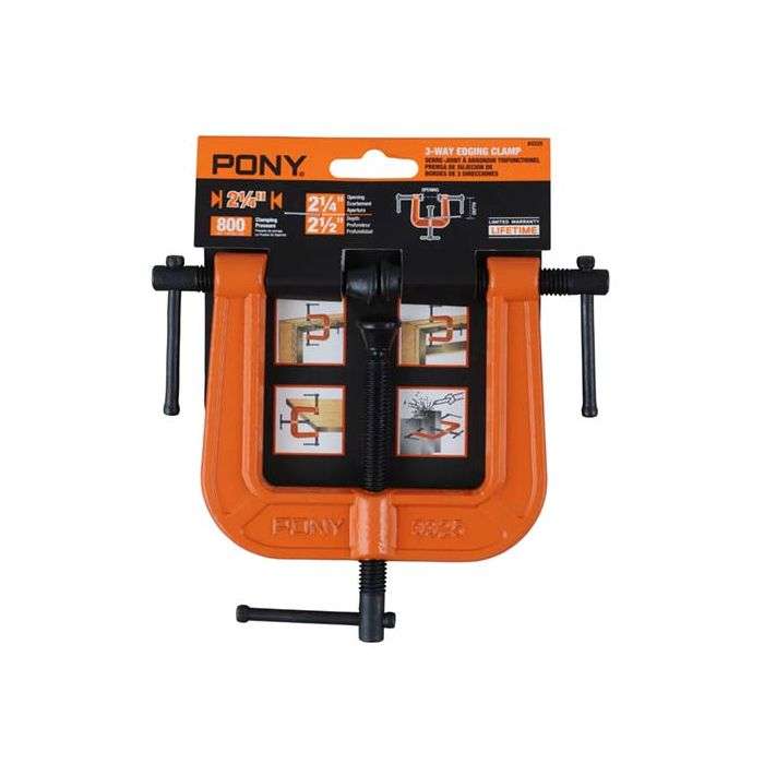 Pony 3 Way Edge Clamp 2.5" x 64mm