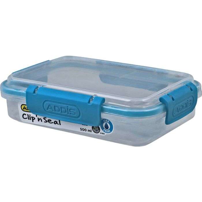 Addis Rectangular Clip & Seal Box 500ml