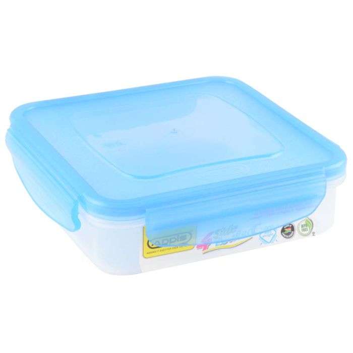 Addis Square 4 Sided Clip Lock Saver 600ml - Blue