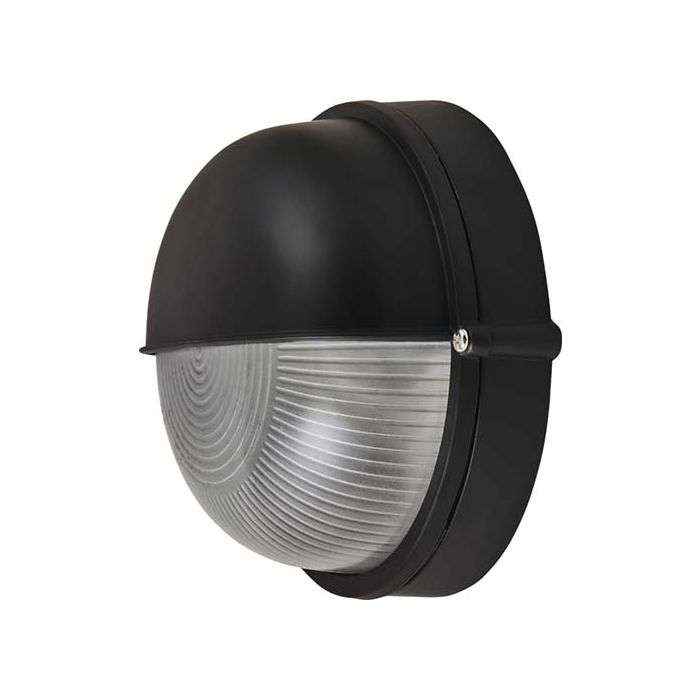 Eurolux Small Round Black Eyelid Bulkhead Fitting