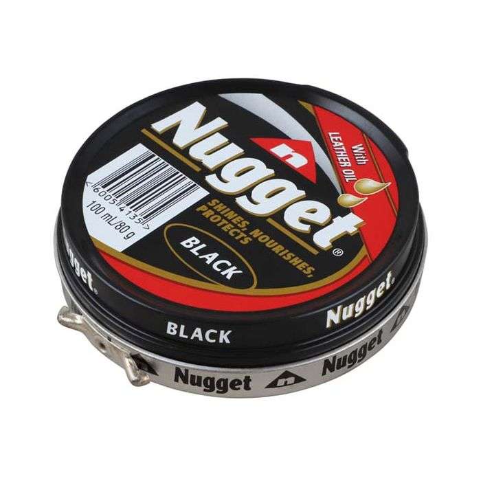 Nugget Black Shoe Polish 100ml