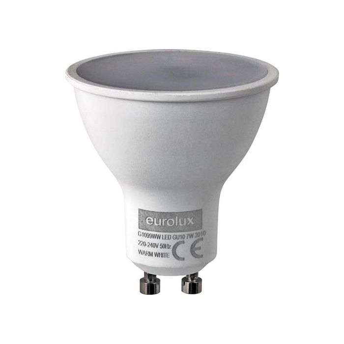 Eurolux 7W Warm White GU10 LED Globe
