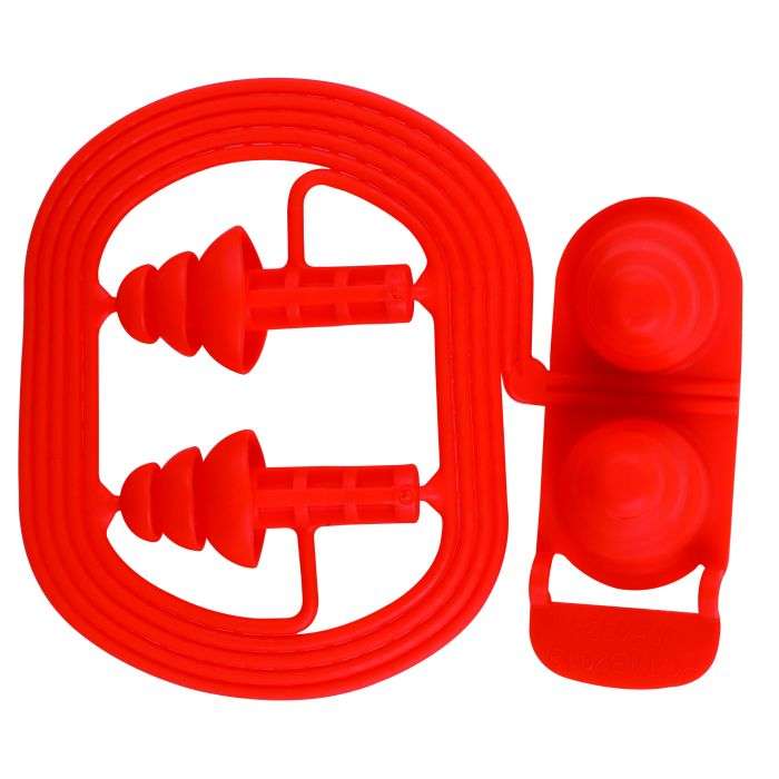 Pluxone Reusable Corded Ear Plugs With Holder