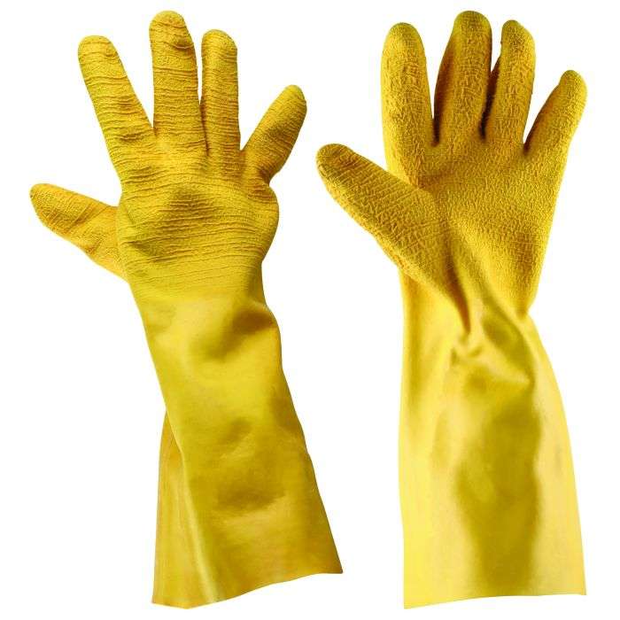 Comarex Latex Gloves With 20cm Cuff 2x Extra Large