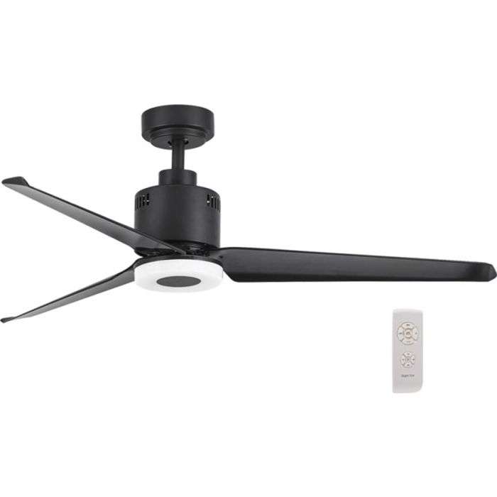 Bright Star Matt Black 3 Blade Ceiling Fan