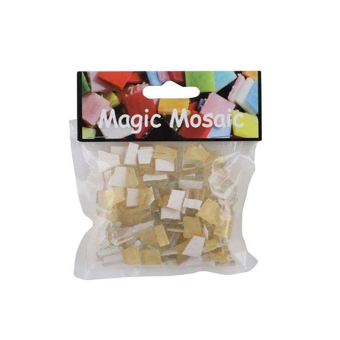 Mosaic Warehouse Pre Nip Glass Ivory Mosaic Tiles