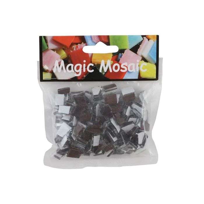 Mosaic Warehouse Pre Nip Glass Chocolate Mosaic Tiles