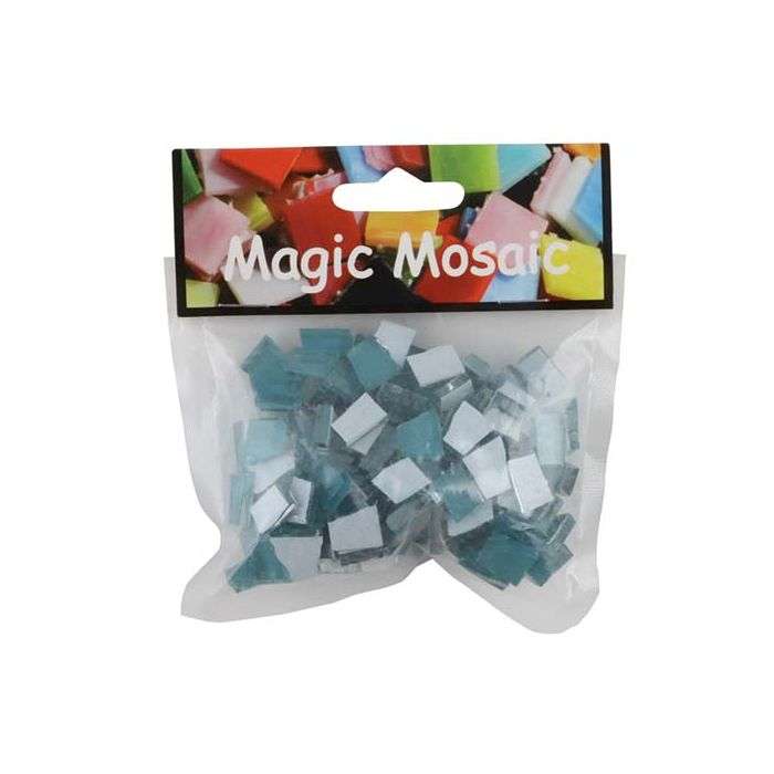 Mosaic Warehouse Pre Nip Glass Sea Green Mosaic Tiles