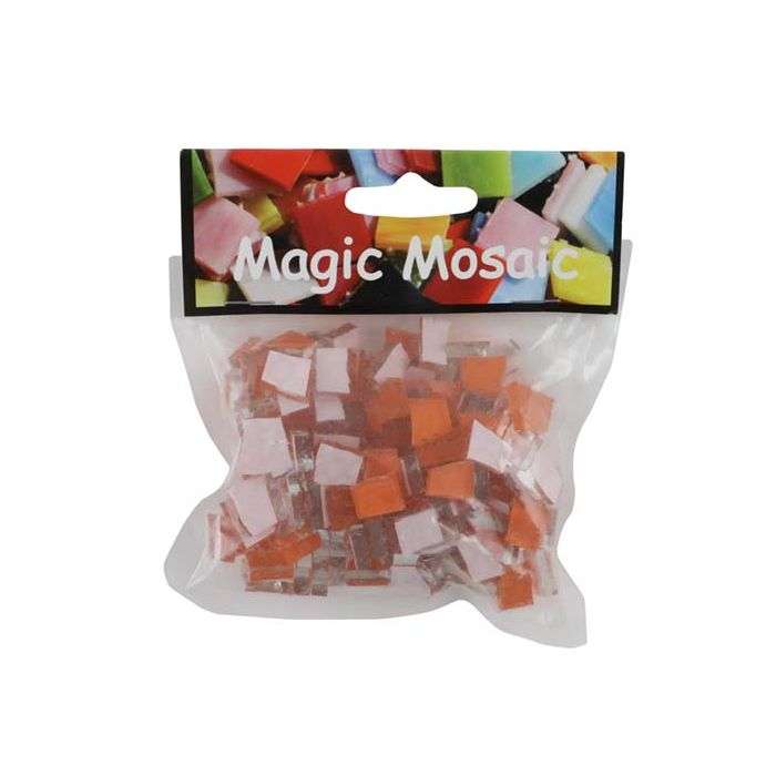 Mosaic Warehouse Pre Nip Glass Tangerine Mosaic Tiles