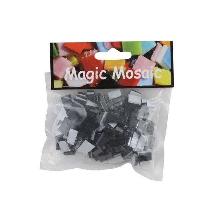 Mosaic Warehouse Pre Nip Glass Black Mosaic Tiles