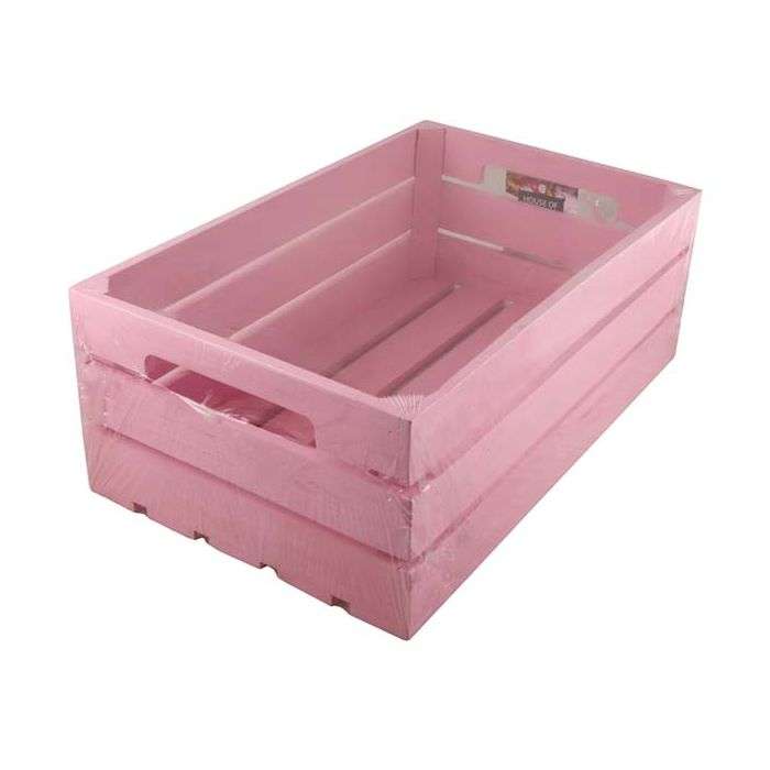House Of York Pink Large Storage Crate