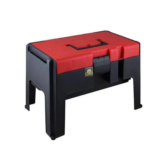 Big Jim Red Step Stool Toolbox