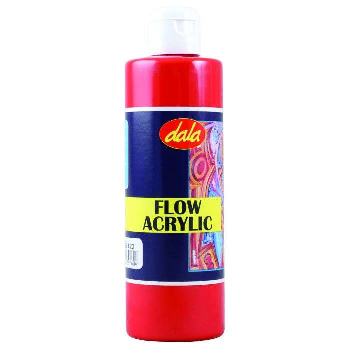 Dala Flow Acrylic Paint Red 250ml