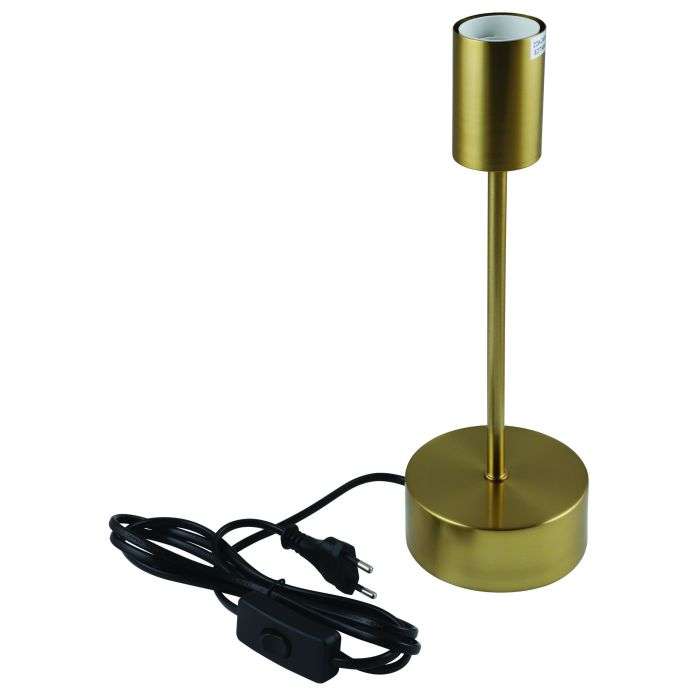 Bright Star Satin Brass Table Lamp