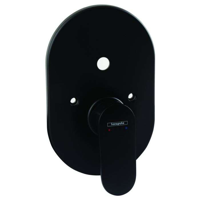 Hansgrohe Black Vernis Blend Concealed Bath Mixer