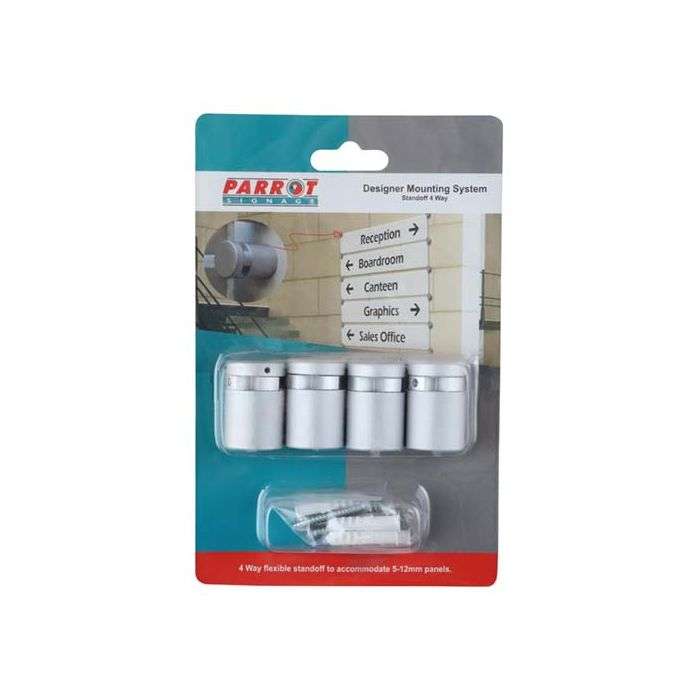 Parrot Sign Standoffs - 4 Pack