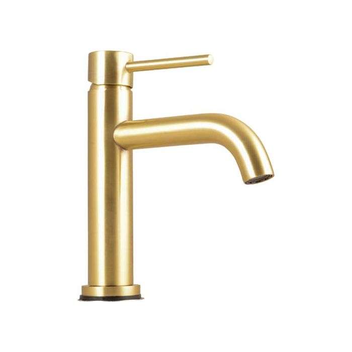 Bijiou Gold Stylet Basin Mixer