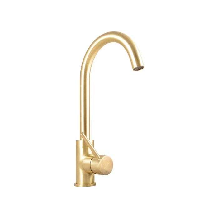 Bijiou Gold Stylet Deck Type Sink Mixer