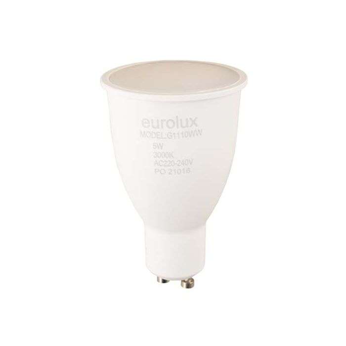Eurolux 5W Warm White GU10 LED Rechargeable Lamp