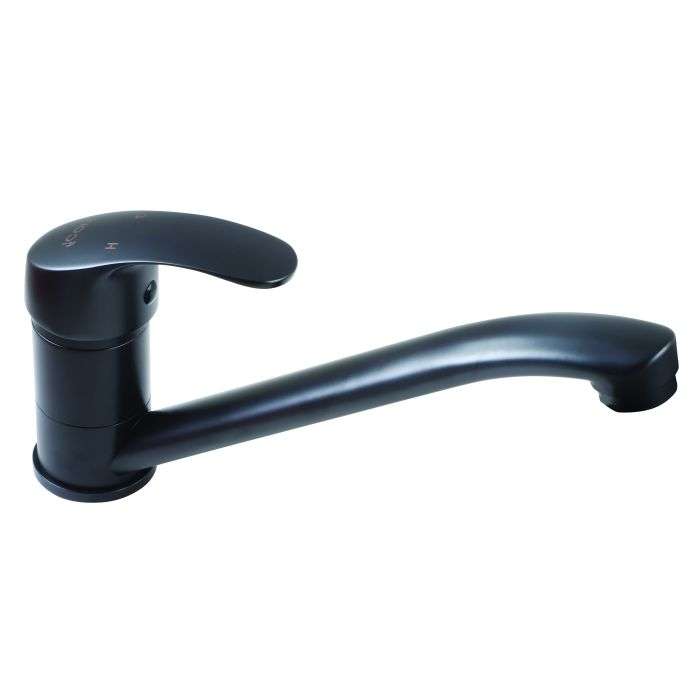 Icon Red Black Pisces II Deck Type Sink Mixer