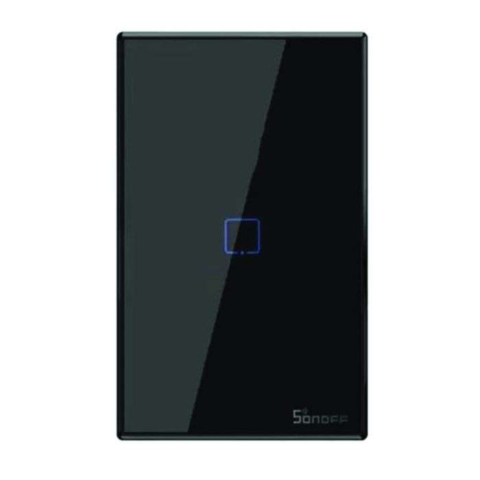 Sonoff Black 1-Lever Wifi Touch Panel Light Switch