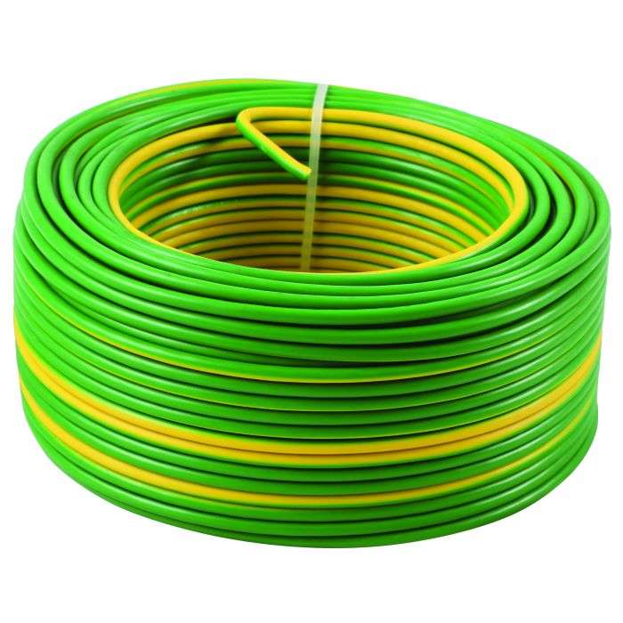 Green & Yellow House Wire 2.5mm x 50m