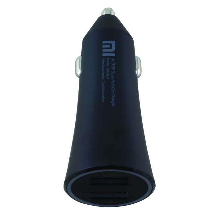 Xiaomi Black 2 Port USB Car Charger 37W