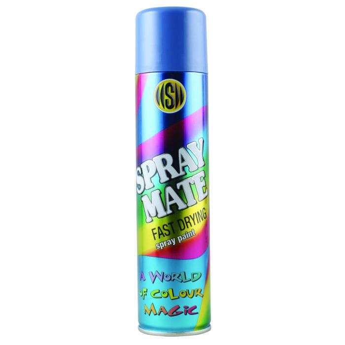 Spraymate Fast Drying Gloss Spray Paint Overcast Blue 250ml